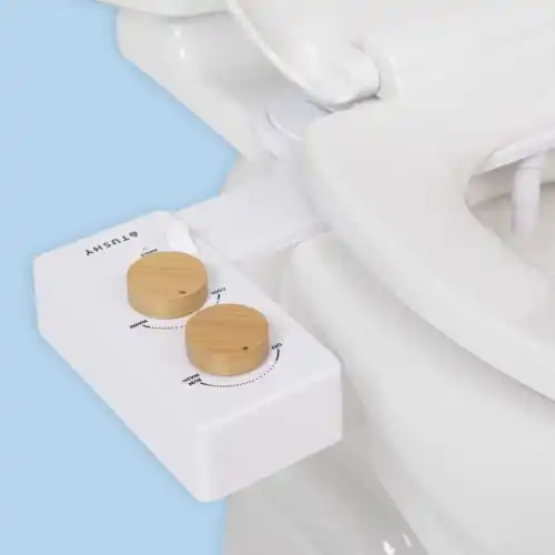 Tushy 3.0 Warm Water Spa Bidet Attachment (2 Bamboo Knobs)