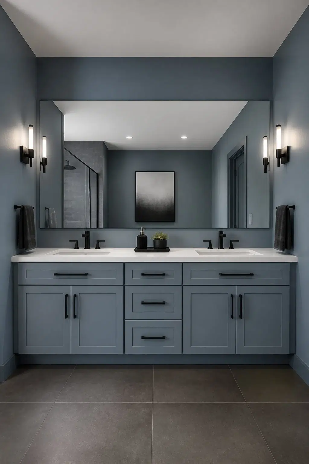 Modern Monochrome Blue — Adirondack Blue by Behr