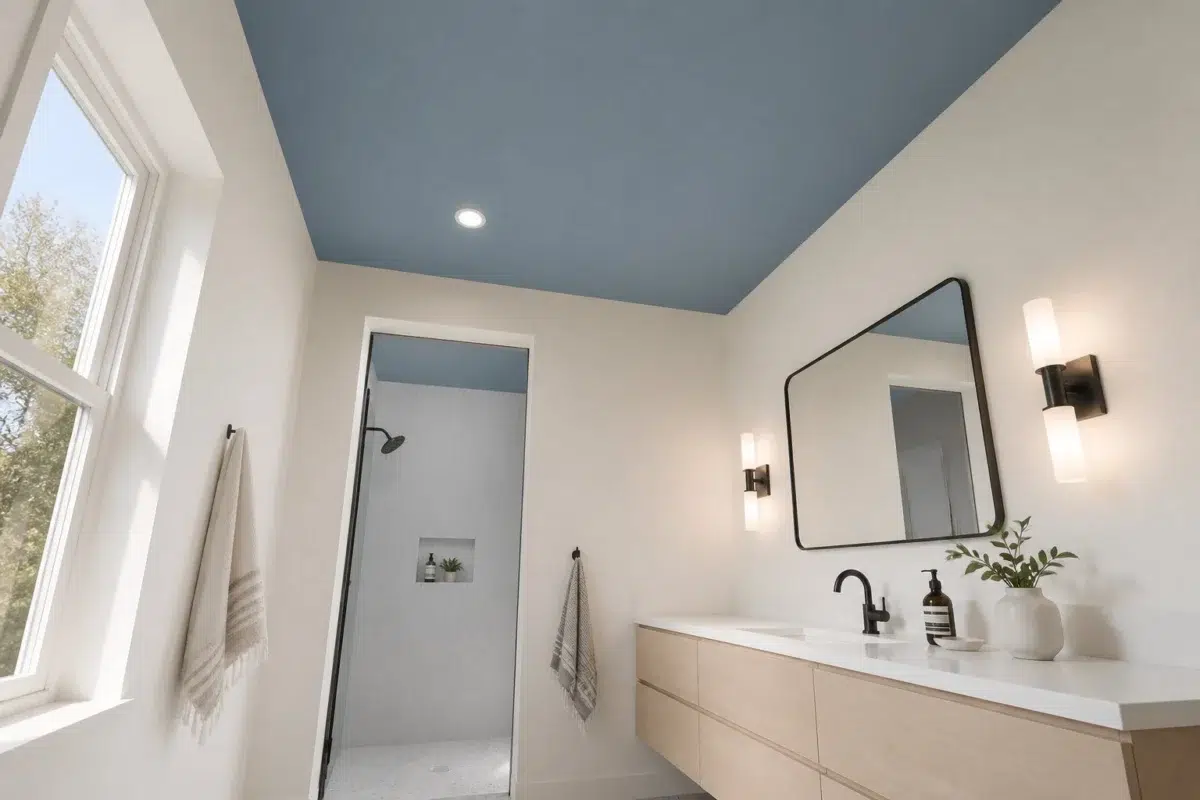 Bold Ceiling Statement — Adirondack Blue by Behr