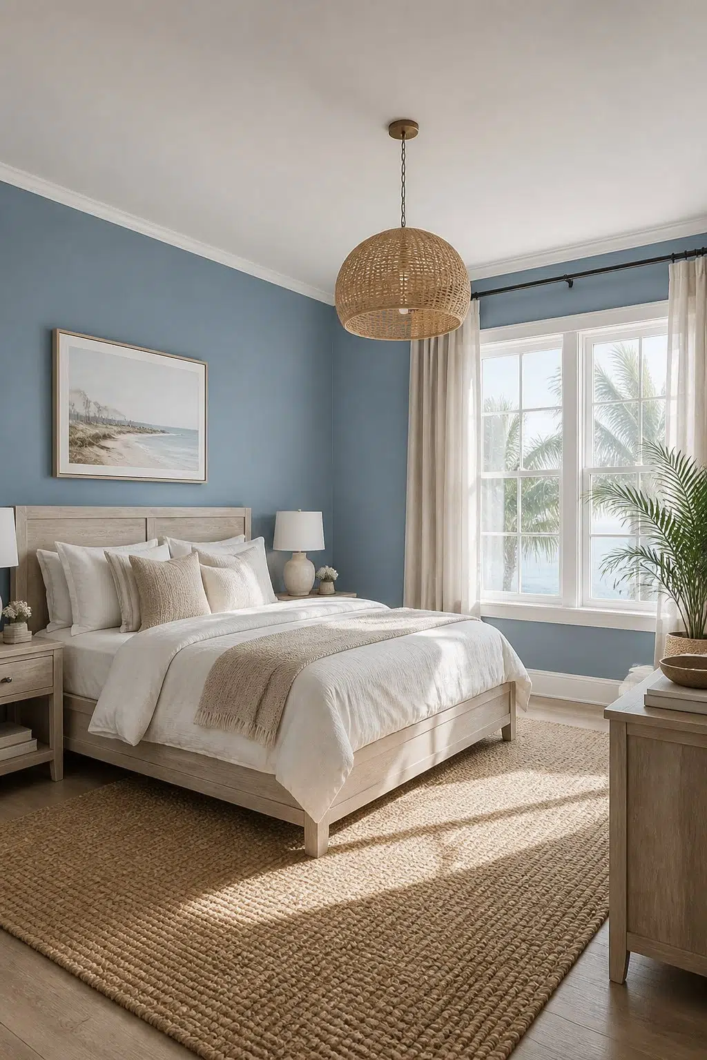 Coastal Blue and Linen Escape — Adirondack Blue by Behr