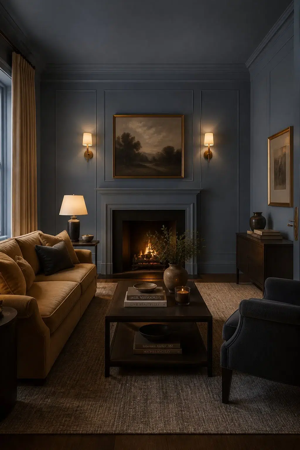 Moody All-Over Blue Retreat — Adirondack Blue by Behr