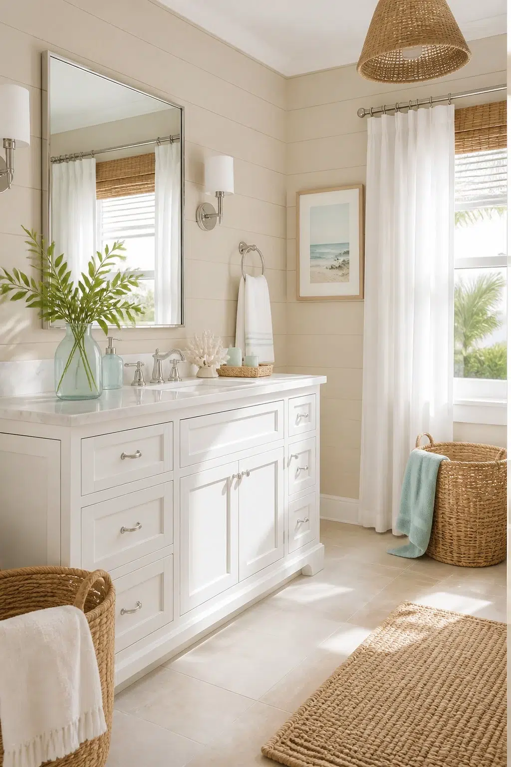 Coastal Softness In Beige And White — Aged Beige by Behr