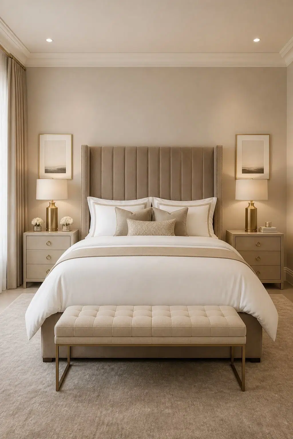 Elegant Hotel-Inspired Retreat — Aged Beige by Behr