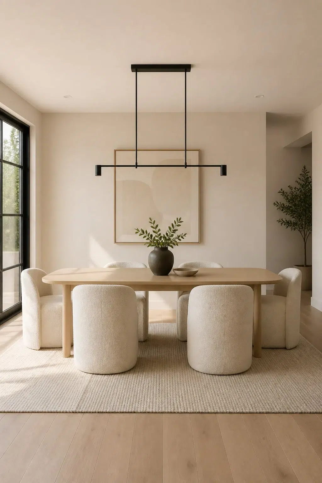 Warm Modern Minimalist Dining — Aged Beige by Behr