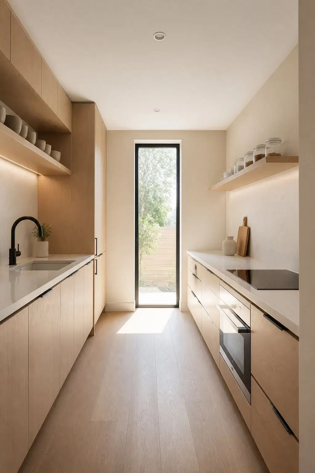 Warm Minimal Galley — Aged Beige by Behr