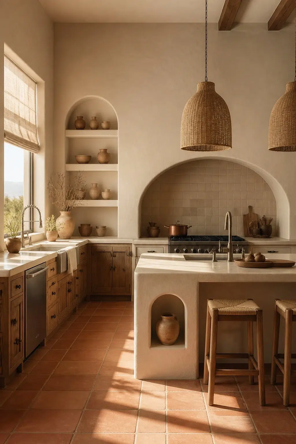 Desert-Inspired Textured Kitchen — Aged Beige by Behr