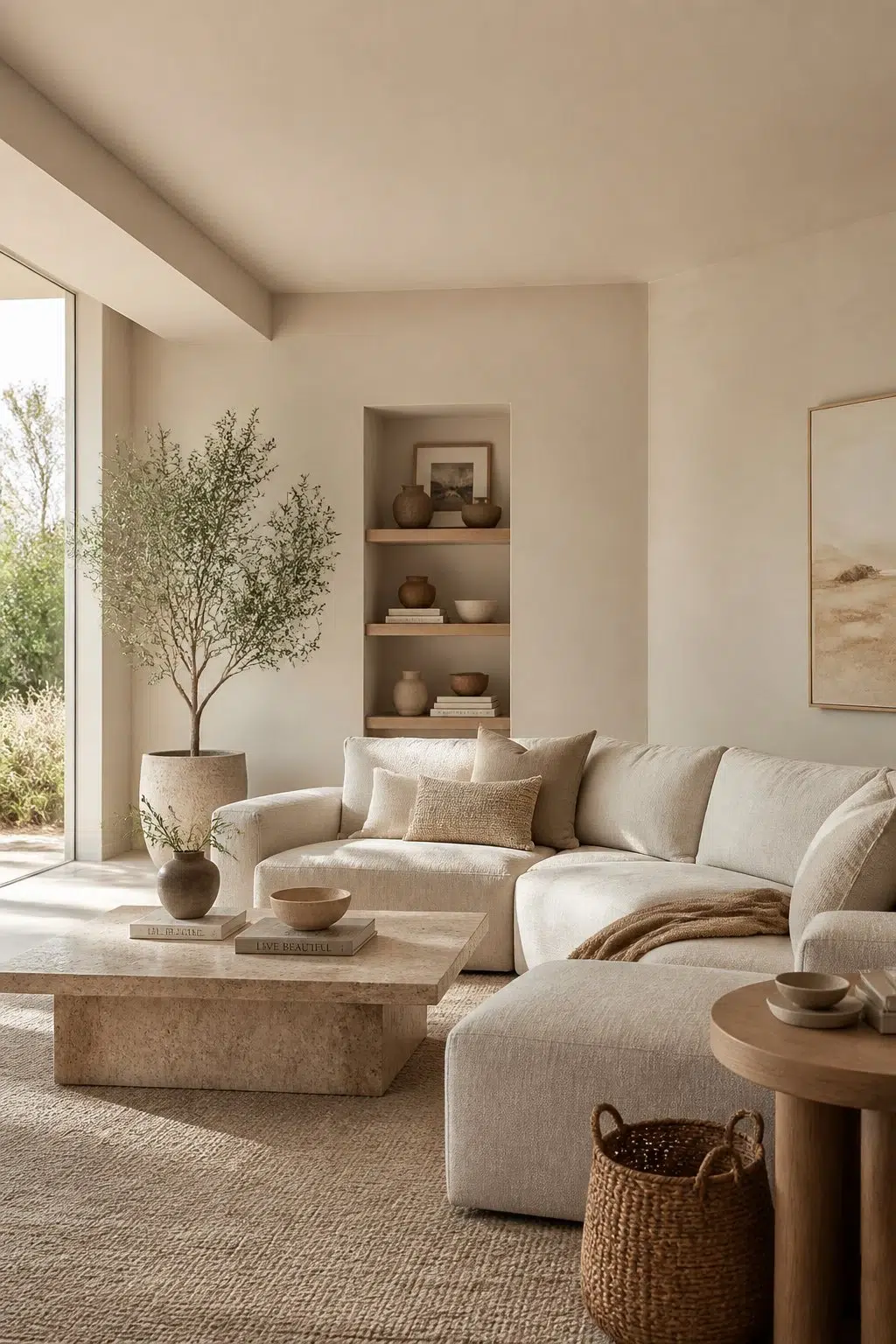 Modern Organic Retreat — Aged Beige by Behr