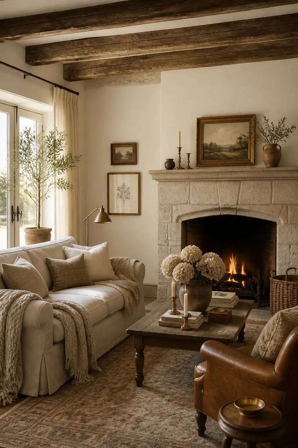Cozy Rustic Elegance — Aged Beige by Behr