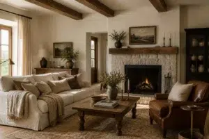 Cozy Rustic Elegance — Aged Beige by Behr