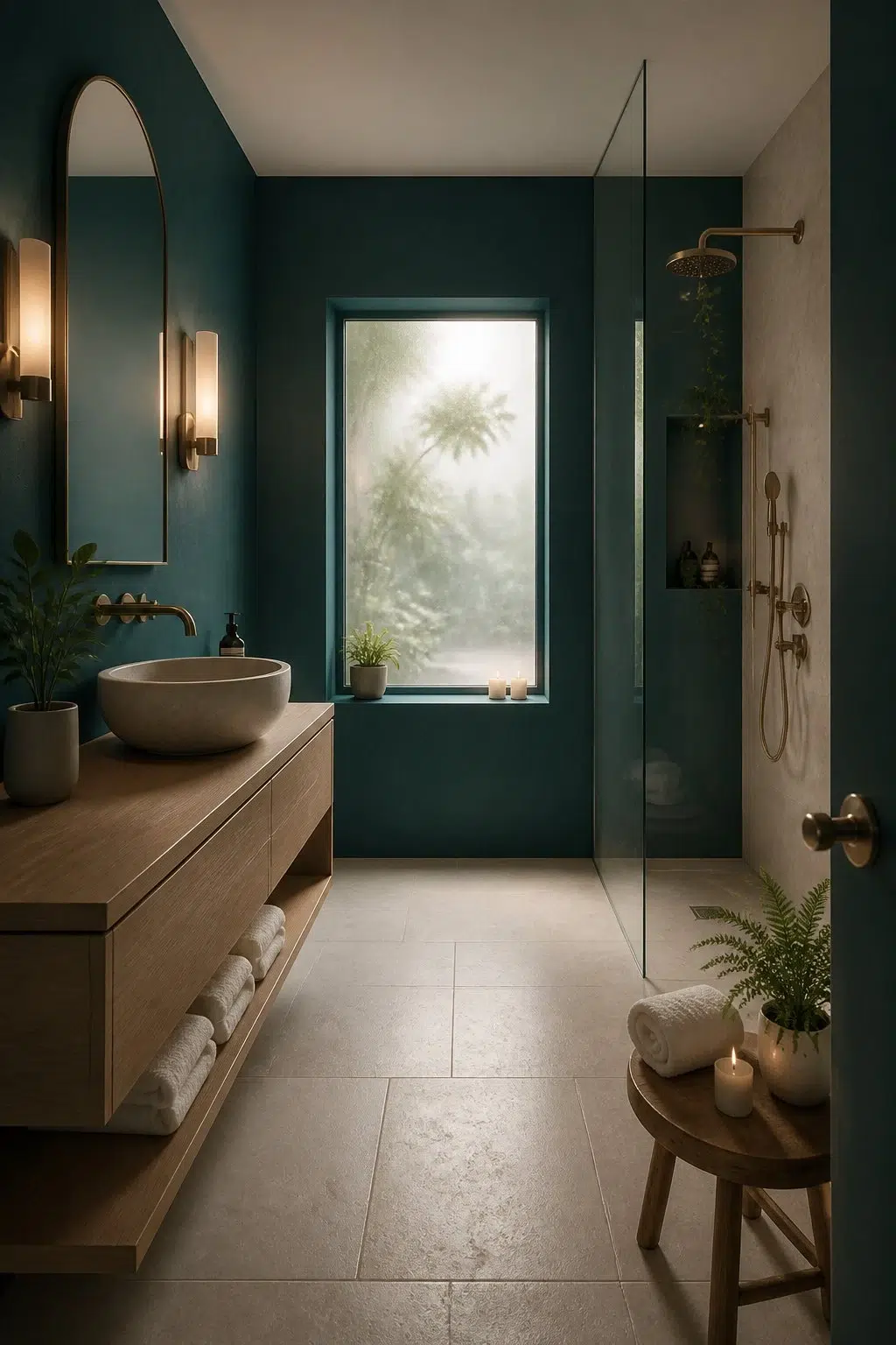 Moody Spa Retreat — Ocean Abyss by Behr