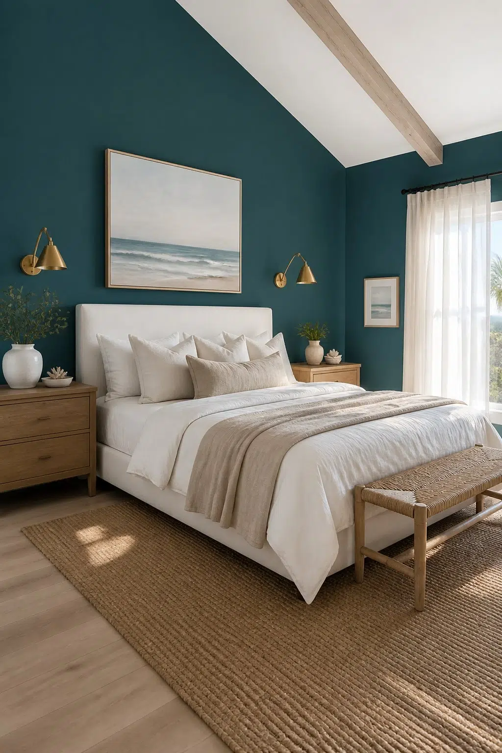 Moody Coastal Retreat — Ocean Abyss by Behr