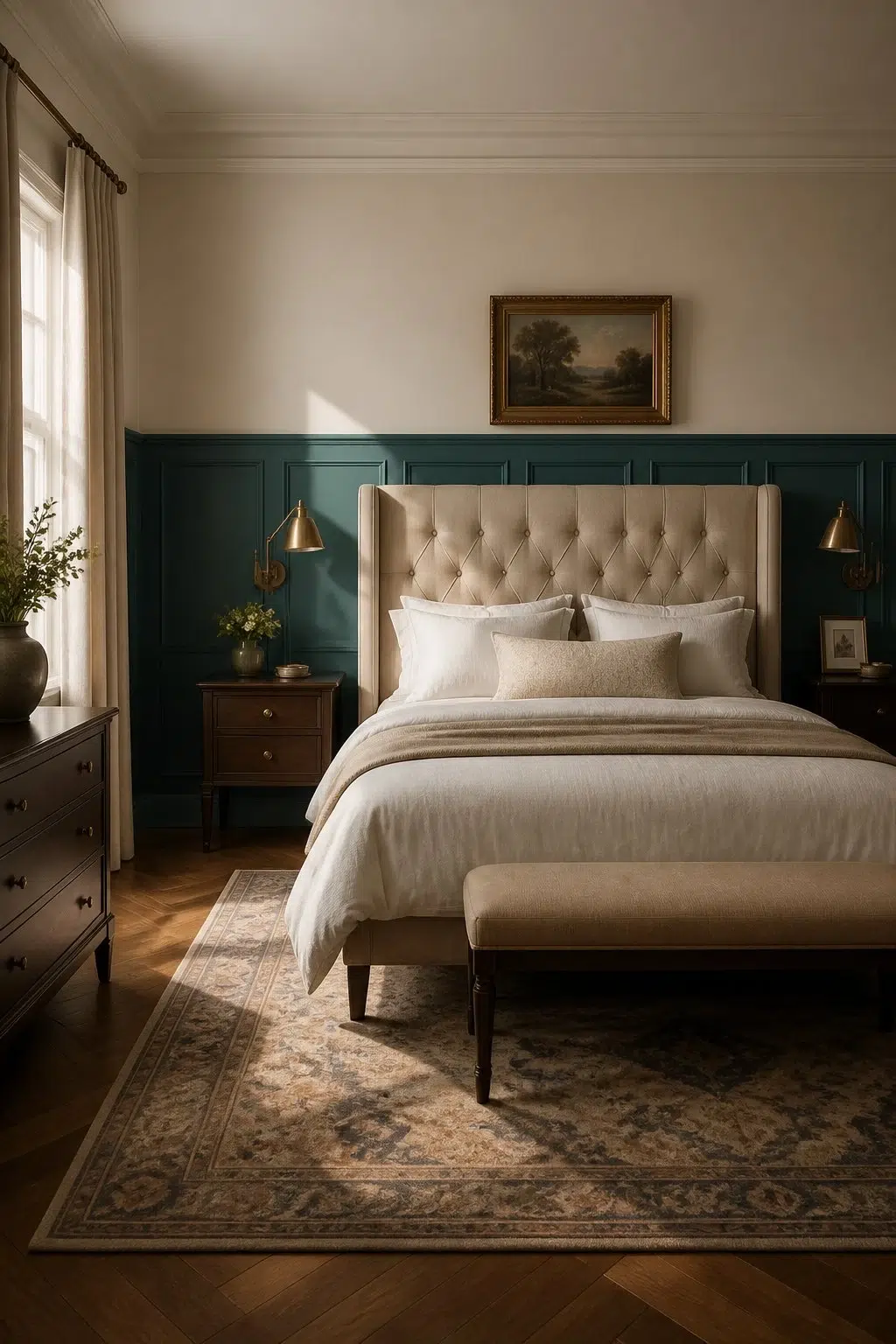 Classic Navy Panel Elegance — Ocean Abyss by Behr