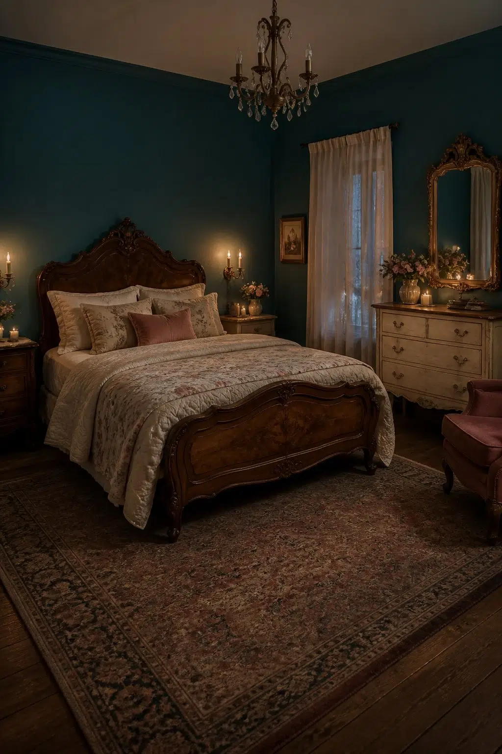Romantic Vintage Blue Chamber — Ocean Abyss by Behr