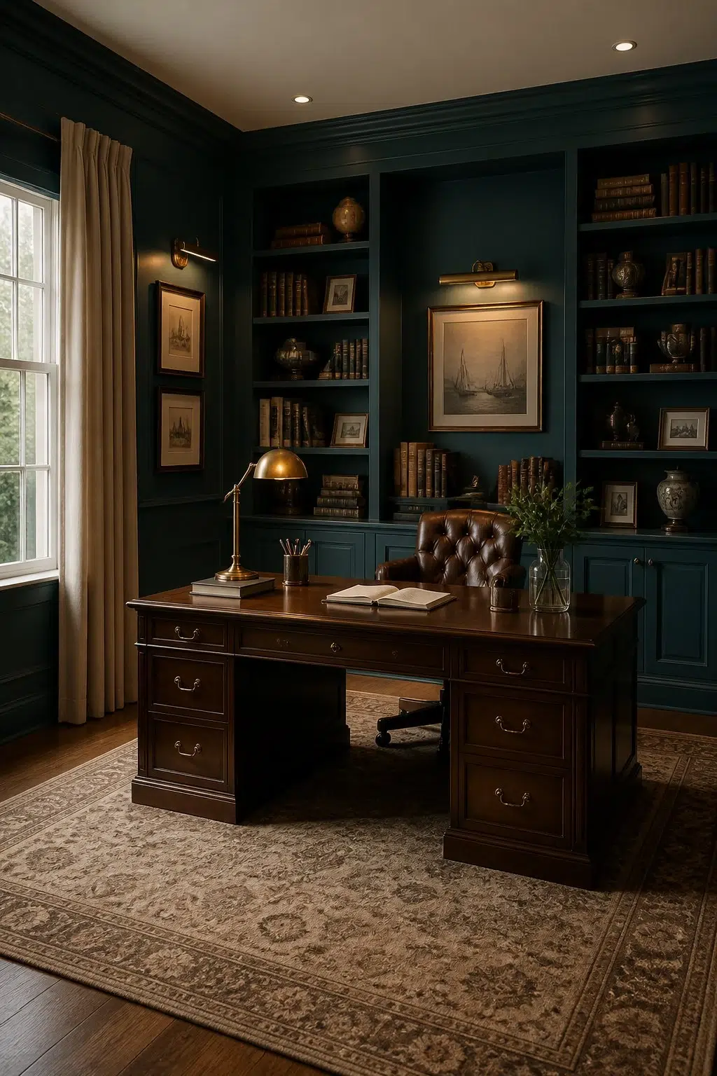 Moody Library Office — Ocean Abyss by Behr