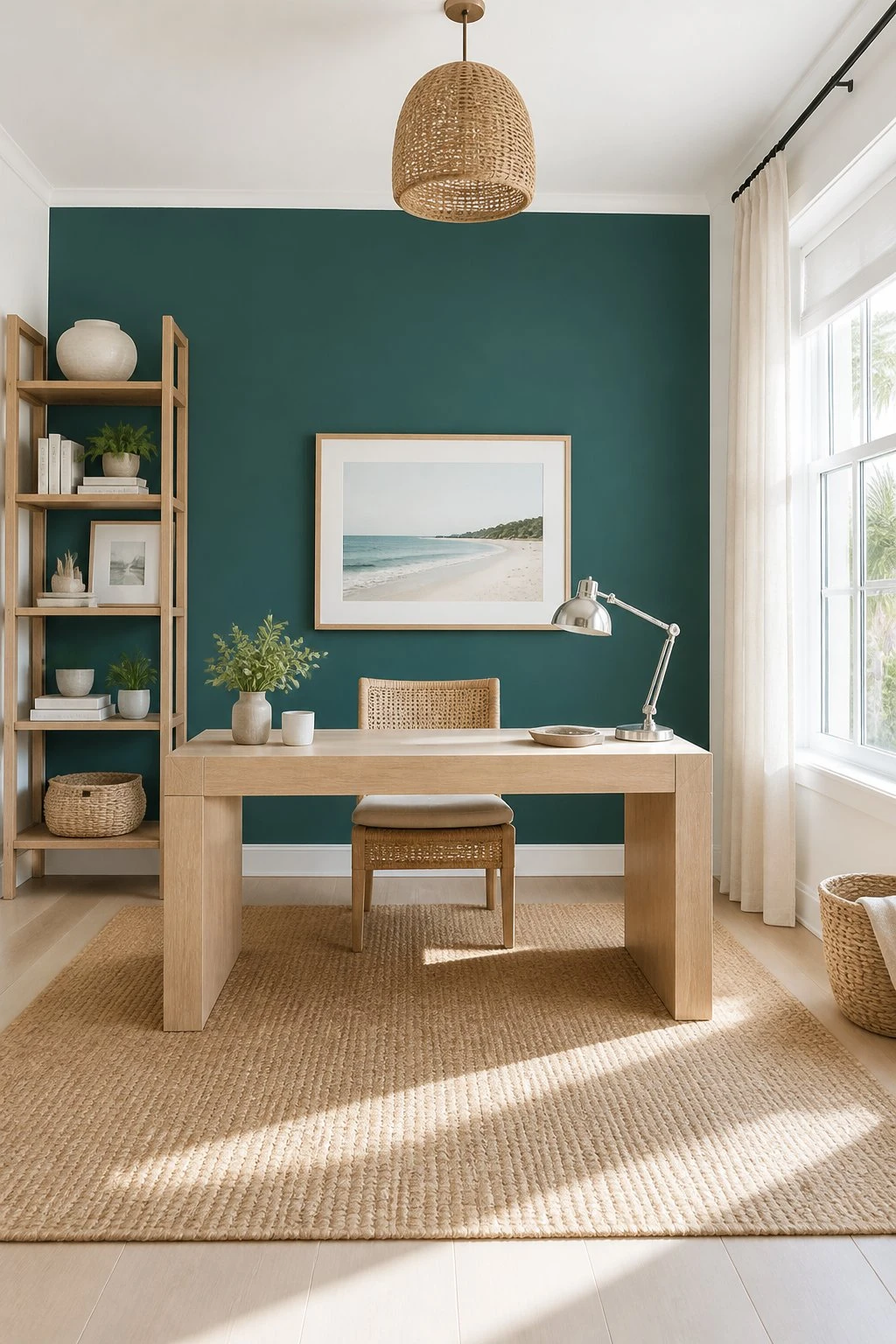 Bright Coastal Contrast — Ocean Abyss by Behr