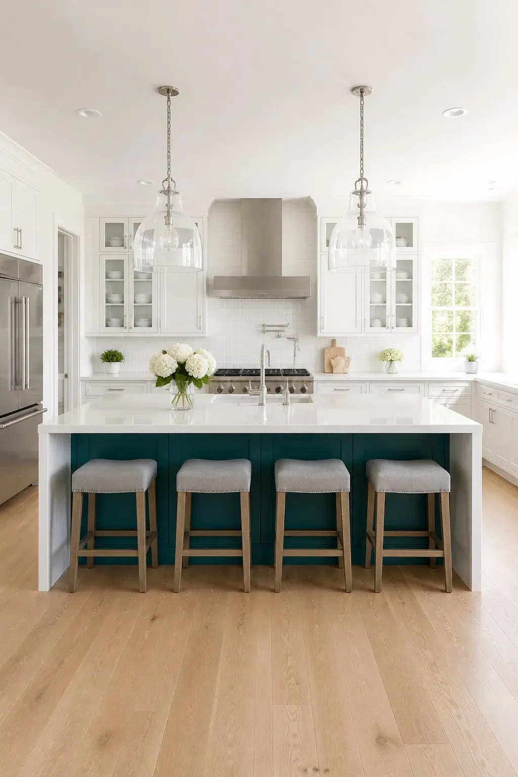 Two-Tone Island Statement — Ocean Abyss by Behr
