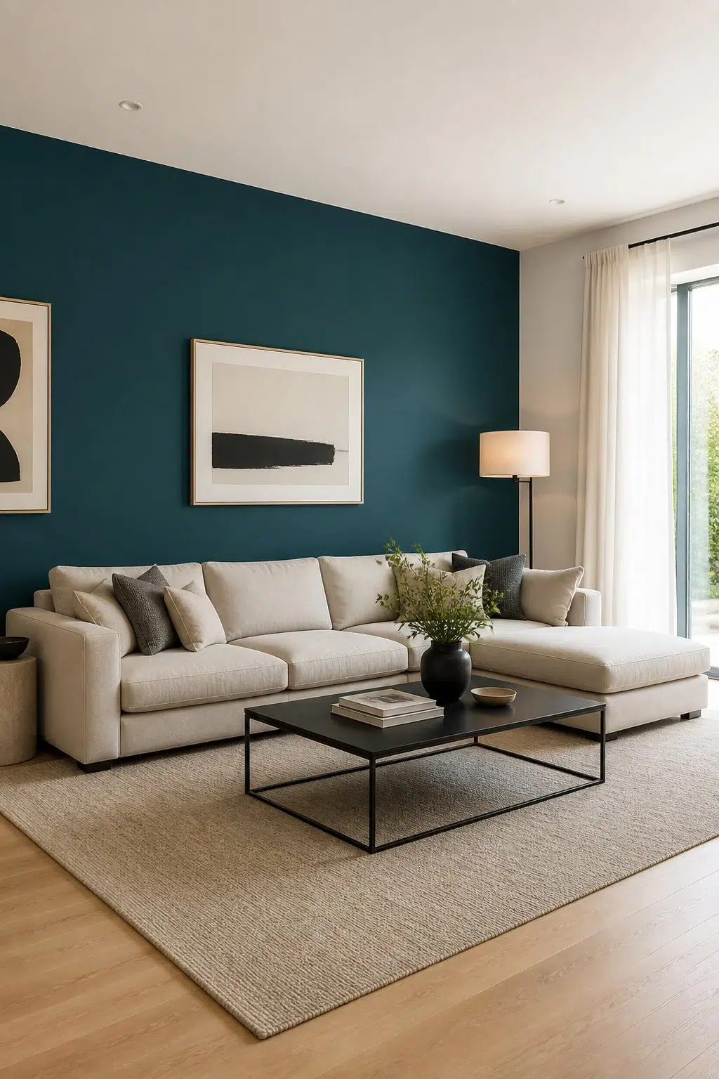 Moody Modern Statement Wall — Ocean Abyss by Behr