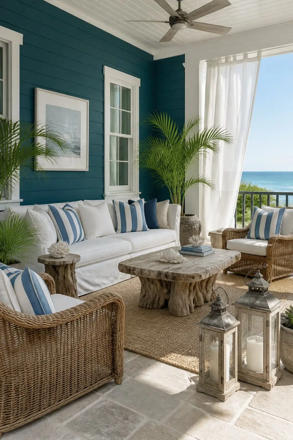 Coastal Patio Retreat — Ocean Abyss by Behr
