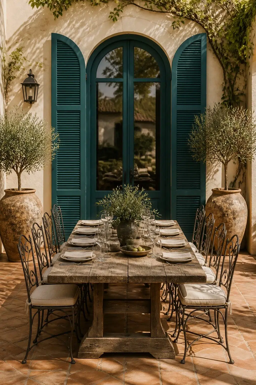 Mediterranean Dining Terrace — Ocean Abyss by Behr