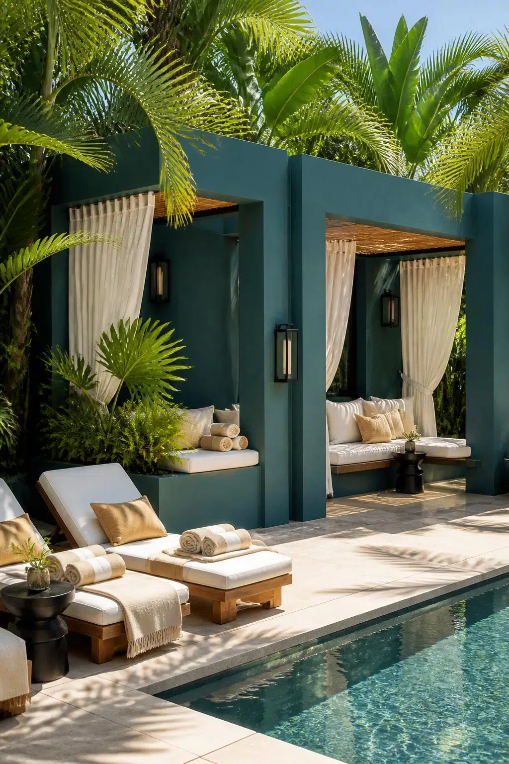 Tropical Poolside Lounge — Ocean Abyss by Behr